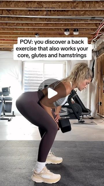 Dumbbell Workouts For Women on Instagram: "POV: you discover a back move that also targets your… ✅CORE ✅GLUTES ✅HAMSTRINGS While Gorilla rows are primarily a movement for your back they also work some secondary muscle groups!! I’m using 55lbs here (heavy dumbbell) but use what you can. Make sure to at core is engaged, and squeezing those glutes! Give this move a try and let me know how it goes 💪🏼🔥 There’s much more of that inside my @movementwithjulie weekly workout plan!! Here’s what you need: ▪️few pairs of dumbbells ▪️small space ▪️phone/ipad OPTIONAL: ▪️bench (adjustable) ▪️resistance bands with removable handles and ankle straps! ‼️sale‼️ going on now, join today as a new subscriber and get 50% off your first month! 🔗 on my profile 📲 to learn more & join today! Gorilla Rows Dumbbell, Dumbbell Workouts For Women, Gorilla Rows, Back Exercise, Dumbbell Workouts, Workouts For Women, Weekly Workout Plans, Weekly Workout, Resistance Bands