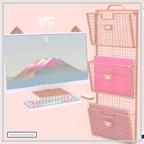 SIMS41ife Sims 4 Cc House Decor Aesthetic, Sims 4 Stationery Cc, Best Mods For Sims 4, Sims 4 Cc Designer Bags, Teen Room Sims 4, Ts4 Decor Cc, Sims 4 Office Cc, Sims4 Ideas, The Sims 4 Pack