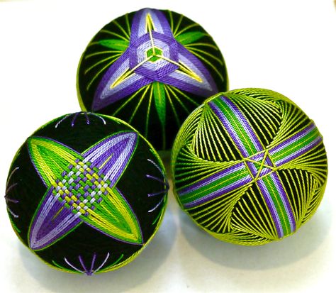 Temari: Beginner Set, One Step Up – From My Wandering Mind Temari Patterns, Hobbies To Take Up, Temari Ball, Temari Balls, Japanese Symbol, Free To Use Images, Traditional Japanese Art, Thread Art, Japanese Crafts