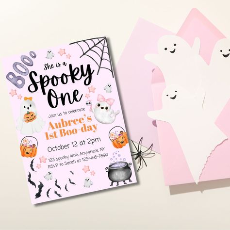 baby girl she is a spooky one first birthday party invitation halloween birthday party
pink halloween theme party
girly halloween birthday party Spooky One First Birthday, Costume Party Themes, Spooky One, Girly Halloween, Invitation Halloween, Birthday Halloween Party, Halloween Party Themes, Theme Halloween, Pink Halloween