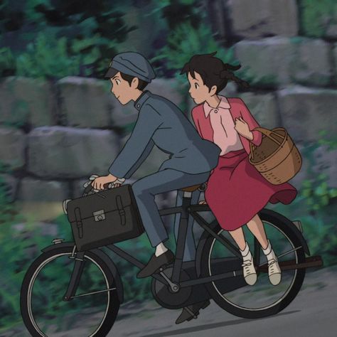 Ghibli Stills, Art Studio Ghibli, Poppy Hill, Studio Ghilbi, Up On Poppy Hill, Phone Widget, Studio Ghibli Fanart, Personajes Studio Ghibli, Chihiro Y Haku