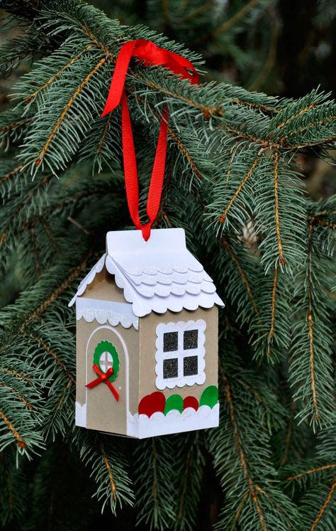 Lorrie Nunemaker, Gingerbread House Svg, Gingerbread Tree, Jul Diy, Kids Ornament, Lori Whitlock, Gingerbread Party, Christmas Houses, Gingerbread Ornaments