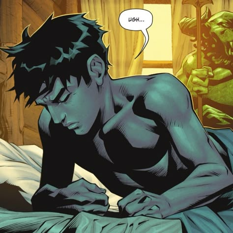 Dc Comics Damian Wayne, Damian Wayne Panels, Damien Wayne Older, Damian Wayne League Of Assassins, Damien Wayne Aesthetic, Damien Wayne Fanart, Sidekick Aesthetic, Older Damian Wayne Fanart, Damian Wayne Older