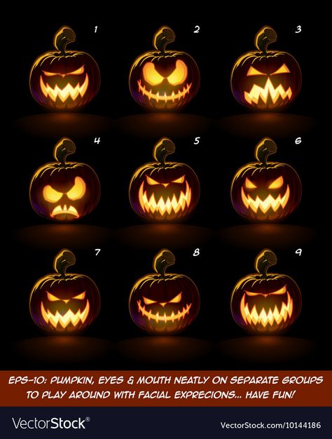 Pumpkin Eyes, Christmas Elf Costume, Jack Lantern, Rabbit Vector, Halloween Props Diy, Gift Vector, Jack O Lantern Faces, Halloween Pumpkin Designs, Lantern Ideas