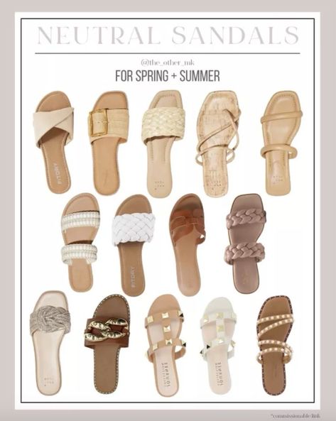 Neutral Sandals - Sandals for Spring - Sandals for Summer - Sandal Inspo - Summer Sandal Ideas - Brown Sandals - Cute Sandals #LTKshoecrush#LTKFind#LTKunder100 Neutral Sandals, Summer Neutrals, Spring Sandals, Only Shoes, Cute Sandals, Brown Sandals, Christmas Crafts Diy, Sandals Summer, Fashion Shoes