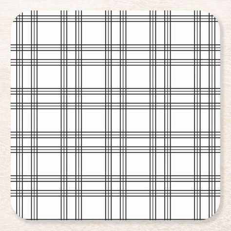 White plaid pattern – white tartan pattern with black lines. Mens Jacket Pattern, Zentangle Designs, Clipart Black And White, Black Lines, Paper Coaster, Square Paper, Pattern White, Tartan Pattern, Jacket Pattern