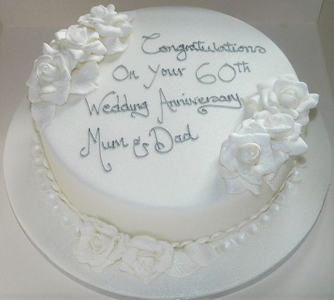 Diamond Wedding cake Diamond Wedding Anniversary Cake, Diamond Anniversary Cake, 60 Wedding Anniversary Cake, Diamond Wedding Cakes, Buttercream Cake Designs, Crazy Cake, Diamond Wedding Anniversary, 60 Wedding Anniversary, Wedding Anniversary Cake