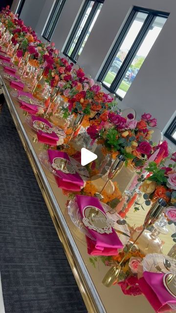 Pokes By Marcy LLC on Instagram: "Naya’s Christening 🌺💐🌷🌸
@pokesbymarcyevents 
.
.
.
.
.
.

.

.

.
.
.
.
.

.
.
.
#babygirl #babychristening #decor #decorinspo #dmvevents #happysunday" Round Table Set Up For Party Layout, Round Table Set, Party Layout, Table Set Up, Baby Christening, Party Table Decorations, Wedding Things, Party Table, Round Table