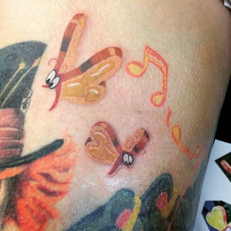 Bread And Butterfly Tattoo, Bread And Butterfly, Thigh Sleeve, Artist Tattoo, Ink Inspiration, Disney Tattoos, Simplistic Tattoos, Tattoo Inspo, Disney Princesses