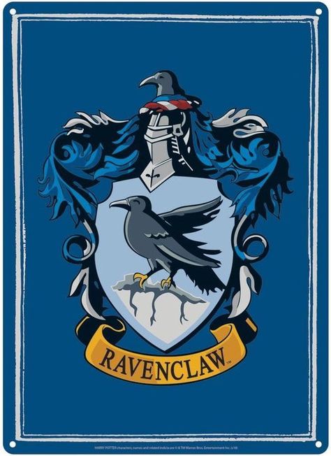 Harry Potter Ravenclaw Crest Tin Sign Poster Ravenclaw Logo, Poster Harry Potter, Harry Potter Knit, Citate Harry Potter, Harry Potter Logo, Harry Potter Iphone, Tapeta Harry Potter, Ravenclaw Aesthetic, Harry Potter Background