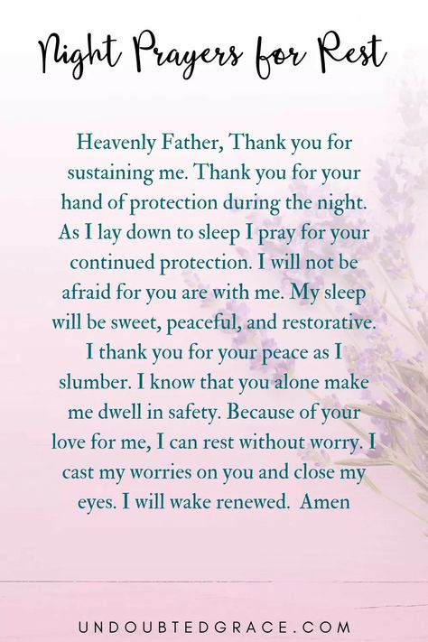 Night Time Prayers, Nighttime Prayers, Prayer Before Sleep, Sleep Prayer, Nighttime Prayer, Good Night Prayer Quotes, Bedtime Prayer, Everyday Prayers, Evening Prayer