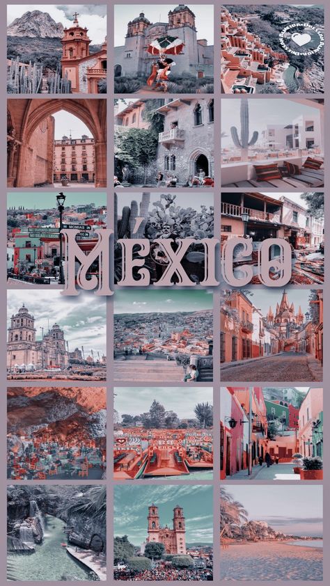 Mexico Aesthetic Culture, New Mexico Aesthetic, Aesthetic Culture, Mexico Wallpaper, Street Photography Urban, Mexico Aesthetic, Mexico Pictures, Mexico History, Travel Collage