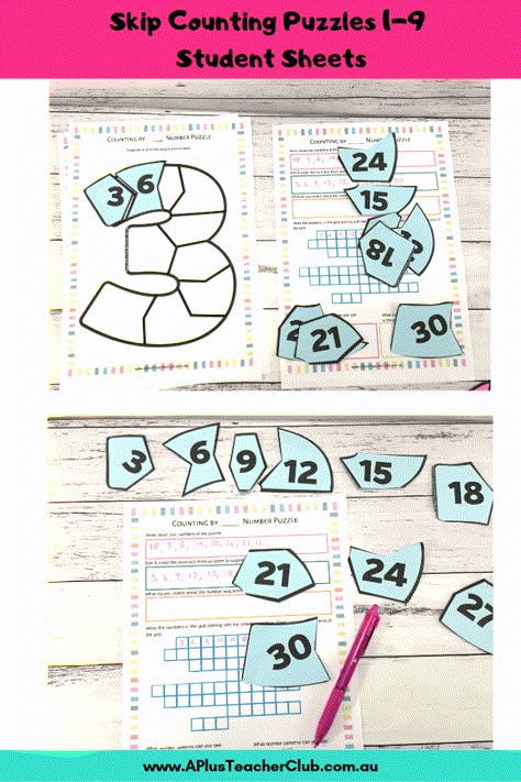 Skip Counting Posters, Skip Counting Games, Skip Counting Activities, Math Worksheets For Kids, 2024 Classroom, Math Rti, Multiplication Activities, Math Practice Worksheets, Teacher Freebies