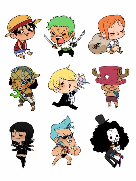 One Piece Anime Cosplay Makeup, Chibi Style, Flash Design, One Piece Wallpaper Iphone, Sticker Designs, One Piece Drawing, Straw Hats, One Piece Pictures, One Piece Fanart