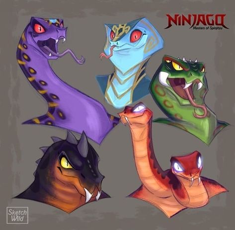 Ninjago Dragon, Lego Ninjago Movie, Snake Art, Pony Drawing, Lego Ninjago, Creature Art, Fantasy Creatures, Character Design Inspiration, Character Concept