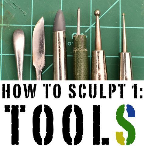 How to Sculpt 1: Tools of the Trade by Mr. Pink - Faeit 212: Warhammer 40k News and Rumors How To Use Clay Sculpting Tools, Clay Tools How To Use, Miniature Sculpting, Sculpting Tips, Apoxie Sculpt, Sculpting Tools, Sculpting Tutorials, Dark Eldar, Fimo Polymer Clay