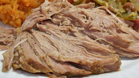 Simple Crockpot Boston Butt Recipe - Food.com Simple Crockpot, Paleo Pork, Paleo Crockpot, Barbecue Pork, Crockpot Pork, Crock Pot Cooking, White Meat, Pork Dishes, Roasts