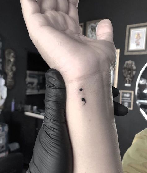 Semicon Tattoo, Greek Symbol Tattoo, Tattoos To Cover Scars, Sick Tattoo, Semicolon Tattoo, Small Meaningful Tattoos, Gorgeous Tattoos, Tattoo Feminina, Subtle Tattoos