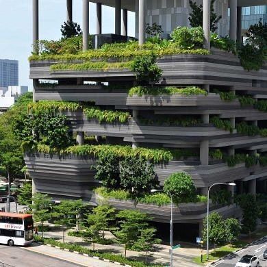 Hotel Parkroyal on Upp Pickering Road Singapore by Woha Architects @woha_architects ... Woha Architects, Landscape Architecture Magazine, Landscape City, Green Facade, Green Architecture, Sky Garden, Landscape Architects, Design Landscape, Landscape Plans