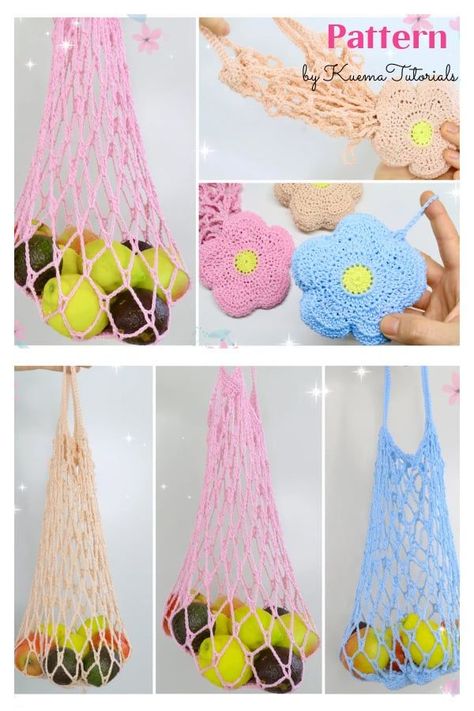 Crochet Flower Market Bag, Foldable Net Bag Crochet, Net Bags Crochet, Crochet Net Pattern Free, Free Market Bag Crochet Pattern, Foldable Crochet Bag, Foldable Crochet Market Bag, Foldable Market Bag Crochet Pattern, Net Bag Crochet Pattern Free