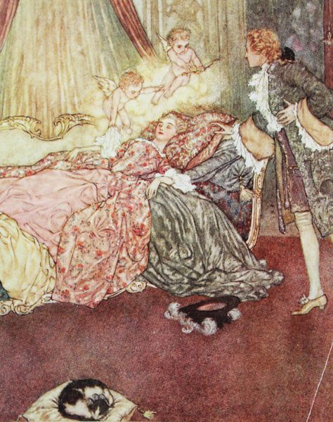 Jennie Harbour, Sleeping Beauty Illustration, Sleeping Beauty Art, Twelve Dancing Princesses, Edmund Dulac, 18th Century Clothing, Fairytale Art, The Secret History, The Golden Age