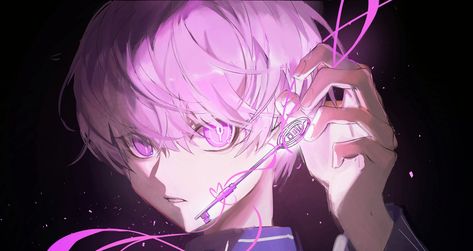 RAIN CODE, Yuma Kokohead, fanart Rain Code Fanart, Yuma Kokohead, Nagisa Fanart, Rain Code, Anime General, Comic Inspiration, Discord Profile, Purple Eyes, Autumn Art