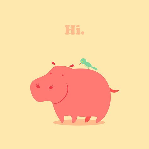 Cute Hippo Character Design, Cartoon Hippo Drawing, Cartoon Hippo Cute, Hippo Character, Cute Hippo Illustration, Hippo Drawing, Jungle Images, Cute Hippo, Animal Knitting Patterns