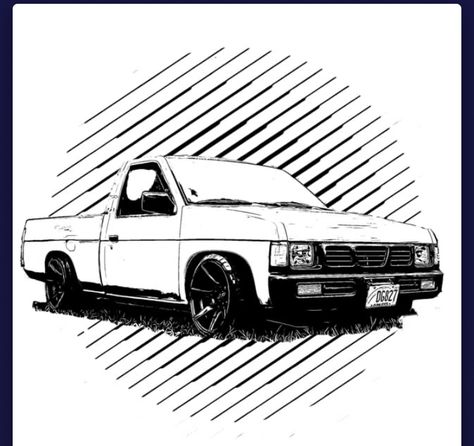 Pickup Truck Tattoo, Nissan Hardbody 4x4, Nissan Hardbody D21, Drift Truck, Nissan Hardbody, Venn Diagram Template, Nissan Terrano, Nissan D21, Peppa Pig Coloring Pages