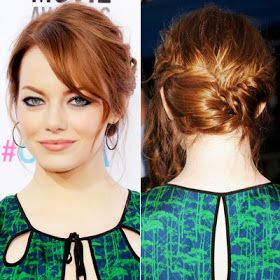 Do you love Emma Stone? Because I love her so much :*      Emma Stone Updo Brunette Hairstyle       Emma Stone Curly Chestnut Hairstyle    ... Emma Stone Updo, Emma Stone Hair, Wedding Updos, Peinados Recogidos, Wedding Hairstyles Updo, Fancy Hairstyles, Wedding Updo, Emma Stone, Hair Envy