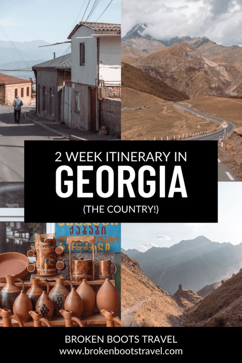 The Perfect 2-Week Georgia Itinerary: Discover the Best of Georgia Georgia Itinerary, Travel Georgia, Visit Georgia, Georgia Travel, Slow Travel, Wine Region, Travel Stories, Azerbaijan, Travel Inspo