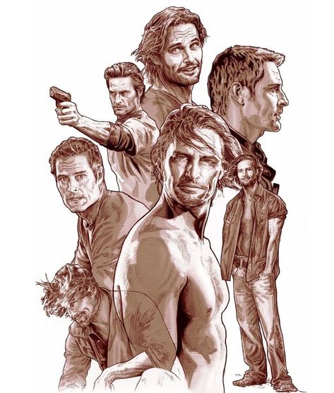 Lost Fanart Tv Show, Lost Fanart, James Ford, Josh Holloway, Lost Tv Show, In Another Life, Lost Art, Animated Cartoons, Lost