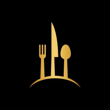 Luxury gold spoon  knife and fork logo icon design template Template Menu Logo, Resturant Logo, Cafe Illustration, Gold Food, Restaurant Icon, Gold Logo Design, Lightning Logo, Cook Kitchen, Chef Logo