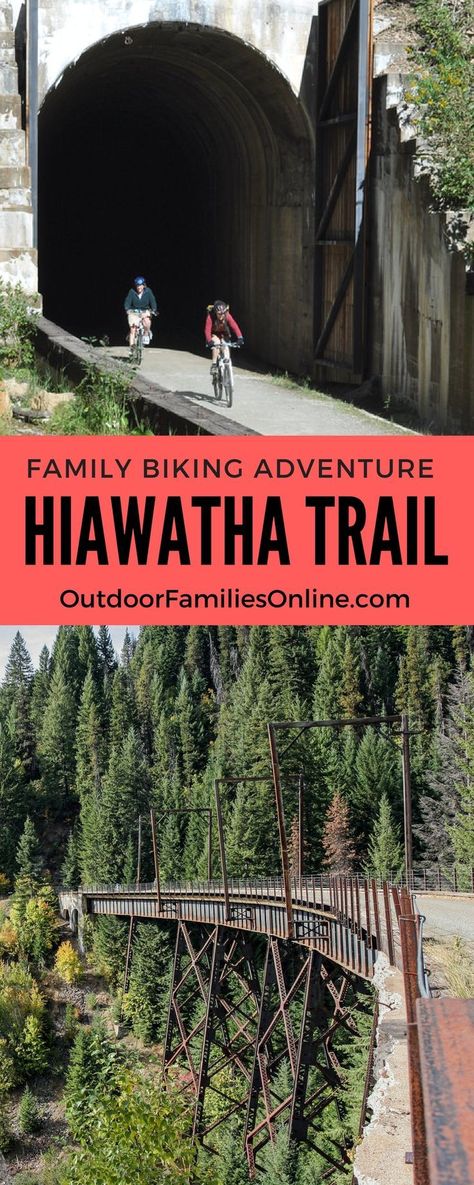 Hiawatha Trail, Explore Idaho, Idaho Travel, Bike Touring, Bicycle Travel, Vacation Locations, Outdoor Activities For Kids, Boise Idaho, Usa Travel Destinations