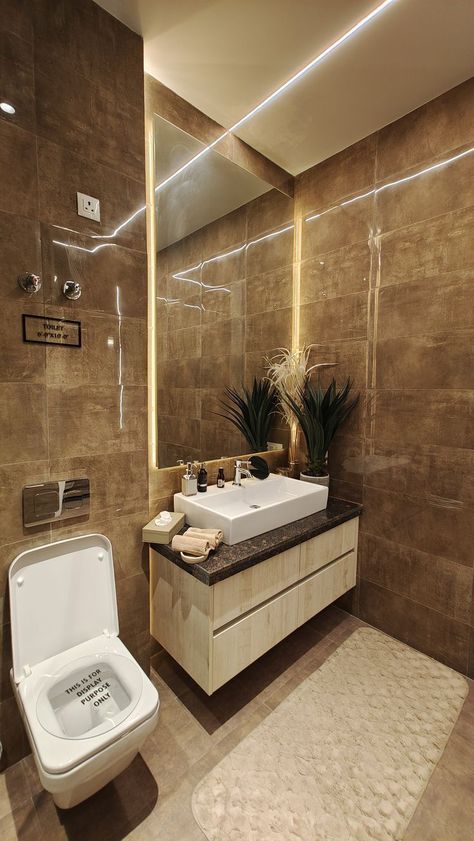 [CommissionsEarned] 36 Trendiest Modern Bathroom Design Latest Trends Tricks To Save This Winter #modernbathroomdesignlatesttrends 4×7 Bathroom Designs, 4×7 Bathroom Ideas, 7×4 Bathroom Design, Bathroom False Ceiling Design Master Bath, Washroom Design Videos, Bathroom Mirror Design Ideas, Pop For Bathroom, Washroom Pop Ceiling Design, Bathroom Video Ideas