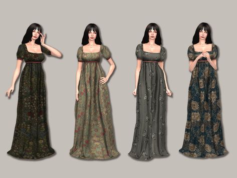 Sims 4 Cc Sparkly Dress, Sims 4 Regal Cc, Sims 4 German Cc, Sims 4 Cc Vintage Dress, Sims 4 Cc Ethereal Clothes, Farmer Cc Sims 4, Sims 4 Regency Dress, Sims 4 Witch Dress, Sims 4 Cc Regency Hair