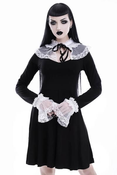 Killstar Dress, Estilo Dark, 2010 Fashion, Mini Robes, Lace Skater Dress, Statement Dress, Gothic Dress, Forgive Me, Trending Dresses