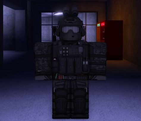 An avatar made to look like it was part of some special force in the military. Black Ops Outfit, Roblox Avatars Ideas, Military Outfits, Roblox Avatar Ideas, Military Accessories, Make Avatar, Combat Armor, Luffy Gear 5, Up Theme