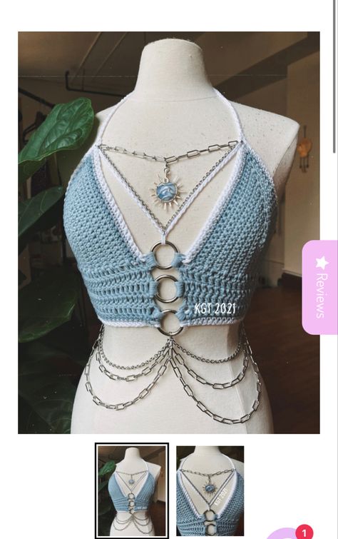 Estilo Hippy, Mode Crochet, Crochet Tops Free Patterns, Estilo Hippie, Crochet Clothing And Accessories, Kleidung Diy, Crochet Halter, Crochet Fashion Patterns, Crochet Halter Tops