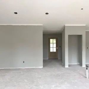 Sherwin Williams March Wind, Sherwin Williams Essential Gray, Roycroft Mist Gray, Garage Paint Colors, Accent Wall Paint Colors, Garage Paint, Accent Wall Paint, Wall Paint Colors, Home Pictures