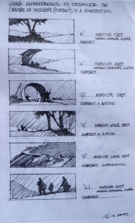 Composition Examples, Composition Drawing, Landscape Sketch, Principles Of Art, Drawing Exercises, 흑백 그림, Kunst Inspiration, Composition Design, Art Instructions