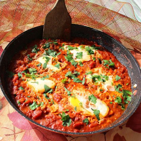 Mexican Shakshuka Mexican Shakshuka, Smoked Peppers, Egg Recipes For Dinner, Shakshuka Recipe, Shakshuka Recipes, Lobster Dishes, Brunch Inspiration, Red Bell Peppers, Lobster Recipes