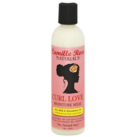 Camille Rose Naturals Moisture Milk, Rice Milk & Macadamia Oil, Curl Love 8 Oz - Walmart.com Frizzy Curls, Milk Rice, Camille Rose, Hair Milk, Rice Milk, Macadamia Oil, Types Of Curls, Bridesmaid Jewelry Sets, Moisturizing Cream