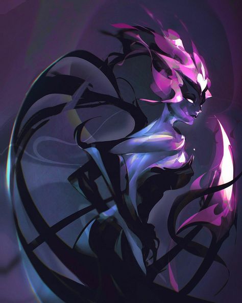 Cortana Halo, Evelynn League Of Legends, Gif Photo, Lol League Of Legends, Fantasy Concept Art, Coven, Dark Art, Dark Fantasy, League Of Legends