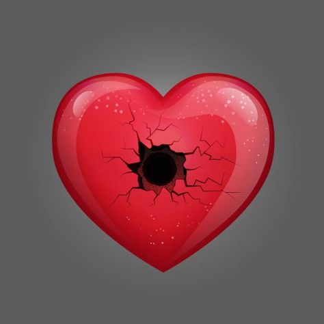 Heart With Hole In It, Hole In Heart Art, Hole In Heart, Carrd Icons, Hole Drawing, Bullet Hole, About Heart, Looney Tunes Cartoons, Melody Hello Kitty