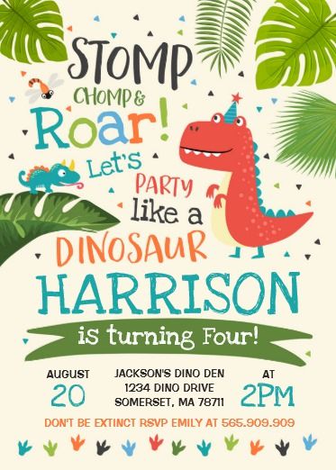 Dinosaur Dinosaur Birthday Birthday Invitations | Zazzle 3rd Birthday Dinosaur, Dinosaur Jungle, Dinosaur Roar, Birthday Invitations Zazzle, Dinosaur Party Invitations, Dinosaur Birthday Theme, Dinosaur Birthday Party Invitations, Dinosaur Birthday Party Decorations, Boys First Birthday Party Ideas