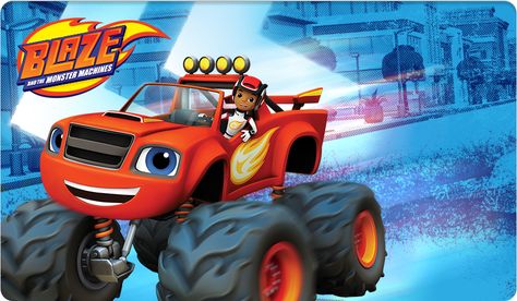 NickALive!: Prepare For Monster Truck Adventures In "Blaze and the ... Blaze And The Monster Machines Cake, Festa Monster Truck, Blaze Birthday Party, Blaze Party, Blaze And The Monster Machines Party, Blaze The Monster Machine, Blaze Birthday, Blaze And The Monster Machines, Carnival Themes