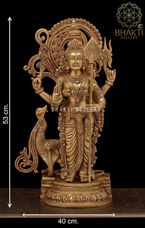 Murugan Statue, Lord Subramanya, Subramanya Swamy, Shiva The Destroyer, Ganges River, God Statue, Hindu Statues, Lord Murugan, Origin Story