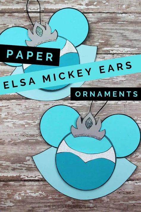 Disney Frozen Crafts, Elsa Christmas, Frozen Christmas Ornaments, Olaf Ornament, Frozen Ornaments, Trip Scrapbook, Foam Ornaments, Frozen Crafts, Diy Mickey Ears