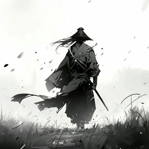 White Samurai, Miyamoto Musashi Art, Japanese Art Samurai, Bucky Barnes Marvel, Samurai Wallpaper, The Last Samurai, Anime Photo Profile Dark, Samurai Anime, Japan Landscape