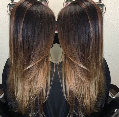 A stunning example of subtle but still noticeable balayage, ashy brunette with lighter blond ish ends. Ashy Brunette, Redken Balayage, Blonde Ends, Lighter Hair, Brunette Blonde, Balayage Blonde, Balayage Ombre, Light Hair Color, Hair Inspiration Color